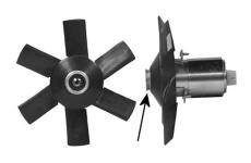 Ventilátor chladenia motora VAN WEZEL 0322746