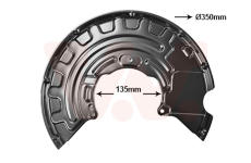 Ochranný plech proti rozstřikování, brzdový kotouč VAN WEZEL 0332372