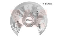Ochranný plech proti rozstreku, Brzdový kotúč VAN WEZEL 0372374