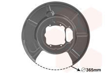 Ochranný plech proti rozstřikování, brzdový kotouč VAN WEZEL 0655373