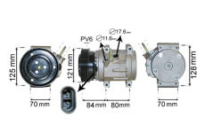 Kompresor, klimatizace VAN WEZEL 0800K037