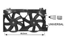 Ventilátor chladenia motora VAN WEZEL 0955749