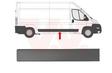 Ozdobná/ochranná liżta bočnej steny VAN WEZEL 0982410