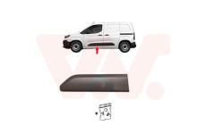 Ozdobna / ochranna lista, dvere VAN WEZEL 0991403