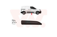 Ozdobna / ochranna lista, dvere VAN WEZEL 0991424