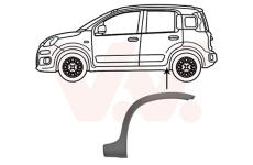 Rozšíření, blatník VAN WEZEL 1613523