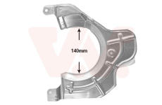 Ochranný plech proti rozstřikování, brzdový kotouč VAN WEZEL 1651372
