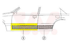 Dvere, karoserie VAN WEZEL 1734176