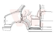 Nástupný plech VAN WEZEL 1745101