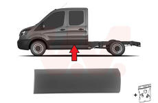 Ozdobná/ochranná liżta bočnej steny VAN WEZEL 1991407