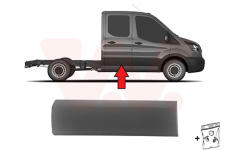 Ozdobná/ochranná liżta bočnej steny VAN WEZEL 1991408