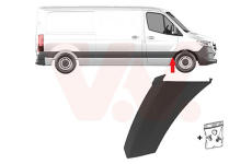 Ozdobná / ochranná lišta, blatník VAN WEZEL 2973402