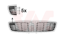 Mrizka chladice VAN WEZEL 3041514