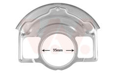 Ochranný plech proti rozstreku, Brzdový kotúč VAN WEZEL 3352371