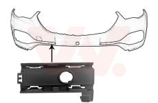 Ozdobna / ochranna lista, naraznik VAN WEZEL 3729584