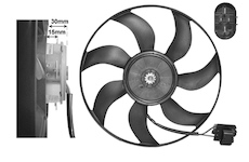 Ventilátor chladenia motora VAN WEZEL 3749744