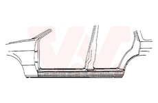 Nástupní panel VAN WEZEL 3776103