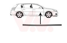 Ozdobná / ochranná lišta, dveře VAN WEZEL 3768424