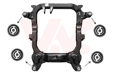 Pomocný rám / souprava nosičů VAN WEZEL 3768690