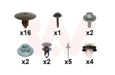 Montážní sada, blatník VAN WEZEL 4414796