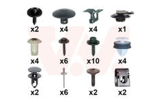 Montáżna sada, Nárazník VAN WEZEL 4415793