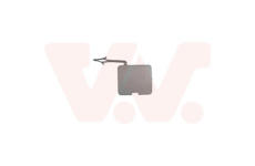 Klapka, vlečný hák VAN WEZEL 4416557