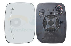 Sklo vonkajżieho zrkadla VAN WEZEL 4423835