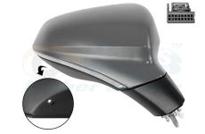 Vnější zpětné zrcátko VAN WEZEL 4950818