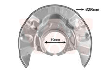 Ochranný plech proti rozstřikování, brzdový kotouč VAN WEZEL 5393372