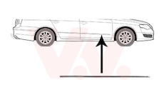 Ozdobna / ochranna lista, dvere VAN WEZEL 5839404