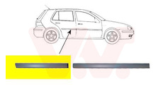 Ozdobná / ochranná lišta, dveře VAN WEZEL 5888406