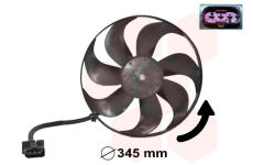 Ventilátor chladenia motora VAN WEZEL 5888744