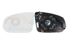 Sklo do zrcátka, vnější zrcátko VAN WEZEL 5915837