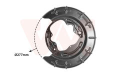 Ochranný plech proti rozstřikování, brzdový kotouč VAN WEZEL 8207373