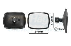 Vonkajżie spätné zrkadlo VAN WEZEL 8213