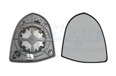 Sklo do zrcátka, vnější zrcátko VAN WEZEL 8384837