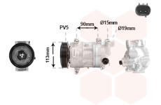 Kompresor, klimatizace VAN WEZEL 5301K702