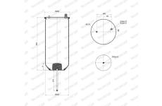 Mech, pneumaticke odpruzeni MONROE ASP2104
