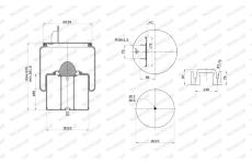 Mech, pneumaticke odpruzeni MONROE ASP4057