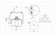 Mech, pneumaticke odpruzeni MONROE ASP4058