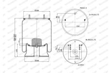 Mech, pneumaticke odpruzeni MONROE ASP4142