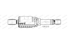 Tlumic, zaveseni kabiny MONROE CB0315