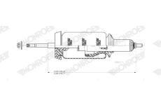 Tlmič zavesenia kabíny vodiča MONROE CB0317