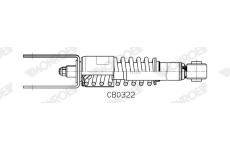 Tlmič zavesenia kabíny vodiča MONROE CB0322