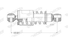 Tlumič, zavěšení kabiny MONROE CB0326
