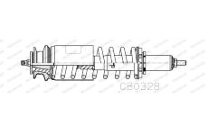Tlumic, zaveseni kabiny MONROE CB0328