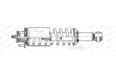 Tlumic, zaveseni kabiny MONROE CB0330