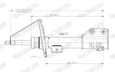 Tlumič pérování MONROE G8677