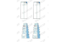 Ochranná sada proti prachu, tlumič pérování MONROE PK502