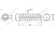 Pruzina podvozku MONROE SP4694